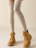 momentlover Casual Skinny Keep Warm Solid Color Leg Warmers Accessories