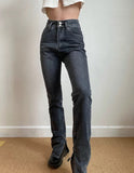 themeisles - Tala Cowgirl Split Jeans