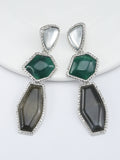 Momentlover Split-Joint Geometric Drop Earrings