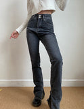 themeisles - Tala Cowgirl Split Jeans