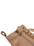 Momentlover Cow Leather Lace-Up Zipper Martin Booties