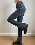 themeisles - Tala Cowgirl Split Jeans