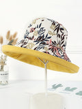 Momentlover Original Solid&Printing Reversible Foldable Sun-Protection Bucket Hat