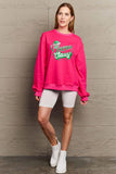 Momentlover Simply Love Full Size MAMA CLAUS Round Neck Sweatshirt