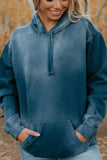 Momentlover Drawstring Pocketed Dropped Shoulder Hoodie