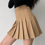 themeisles - Khaki Tennis Skirt ~ HANDMADE
