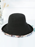 Momentlover Original Solid&Printing Reversible Foldable Sun-Protection Bucket Hat