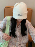 Momentlover Split-Joint Solid Color Knitted Hats