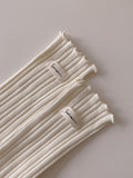 momentlover Wood Ear Lace Pleated Socks