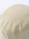 Momentlover Going Out Solid Color Sun Protection Fisherman Hat