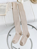 momentlover Casual Skinny Solid Color Stockings Accessories