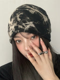 Momentlover Tie-Dyed Keep Warm Normcore Hats&Caps