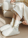 momentlover Solid Color Elasticity Socks