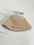 Momentlover Letter Print Fisherman Hat