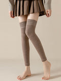 momentlover Casual Skinny Keep Warm Solid Color Leg Warmers Accessories