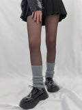 momentlover Casual Solid Color Leg Warmers Accessories