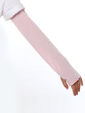Momentlover Ice Silk Sun Protection Simple Solid Color Sleevelet