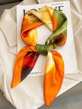 Momentlover Floral Printed Square Scarfs&Hats