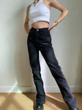 themeisles - Key And Lock Straight Jeans