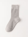 momentlover Casual Simple 10 Colors Socks
