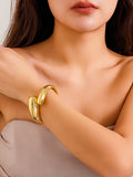 Asymmetric Shiny Solid Color Bracelet Accessories