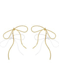 Bowknot Geometric Drop Earrings
