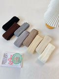 momentlover Casual Solid Color Leg Warmers Accessories