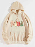 Momentlover Graphic Drawstring Hoodie with Pocket