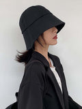 Momentlover Leisure Solid Sun-Protection Dome Hat