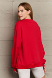 Momentlover Simply Love Full Size Graphic Round Neck Sweatshirt