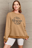 Momentlover Simply Love Full Size MY GREATEST BLESSINGS CALL ME MOM Round Neck Sweatshirt