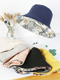 Momentlover Original Solid&Printing Reversible Foldable Sun-Protection Bucket Hat