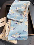 Momentlover Vintage Silk Imitation Printed Scarf