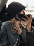 Momentlover Simple Normcore Solid Color Knitted Hat