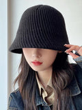 Momentlover Solid Color Fisherman Hat