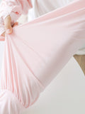 momentlover Solid Color Ice Silk Loose Sun Protection Sleevelet