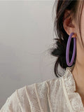 Original Simple Casual Solid Color Geometric Earrings