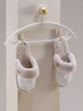 Momentlover Warm Removable Washable Waterproof Thick-Soled Cotton Slippers