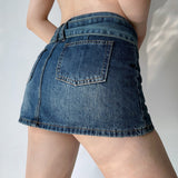 themeisles - Hot Girl Denim Mini Skirt