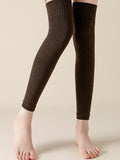 momentlover Casual Skinny Keep Warm Solid Color Leg Warmers Accessories