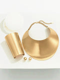 Momentlover Geometric Necklaces Accessories + Earrings Accessories + Bracelet Accessories Three Pieces Set