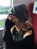 Momentlover Simple Normcore Solid Color Knitted Hat