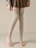 momentlover Casual Skinny Keep Warm Solid Color Leg Warmers Accessories