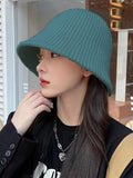 Momentlover Solid Color Fisherman Hat