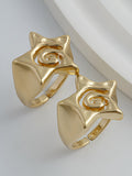 Normcore Hollow Star Shape Rings Accessories