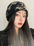 Momentlover Tie-Dyed Keep Warm Normcore Hats&Caps