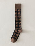 momentlover Stylish Selection Skinny Leg Checkered Socks Accessories