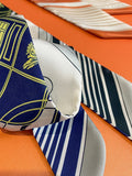 Momentlover Striped Printed Scarfs&Hats