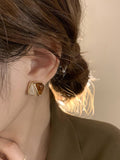 Momentlover Contrast Color Earrings Accessories
