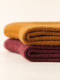momentlover Casual Breathable Solid Color Mid-Calf Socks